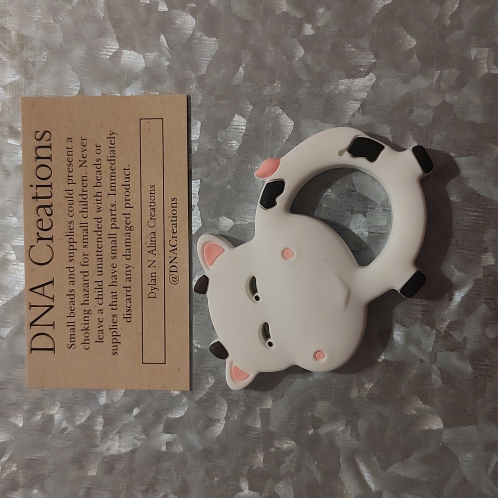 Silicone teething toy- cow